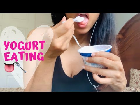 Indian Girl Yogurt Eating II ASMR