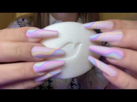 ASMR| Soap Triggers with long press on nails😴✨