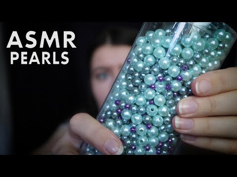 ASMR Playing With Pearls! (satisfying sounds for relaxation) | Chloë Jeanne ASMR