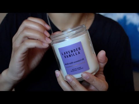 ASMR Candle Tapping + Repeating Intro | Rotchell's CV