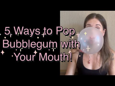 Mastering Bubblegum: 5 Mouth-Only Popping Techniques! Pop Challenge