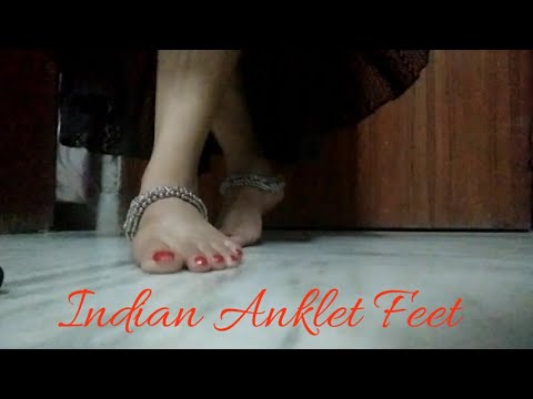 Ratri ASMR | Beautiful Indian Feet ❤️🦶 | Anklet Sounds 🎶