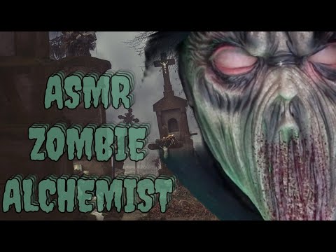 ASMR Zombie Alchemist: Creepy & Tingly (Latex Gloves Sounds, Whispering, Potion Sounds)