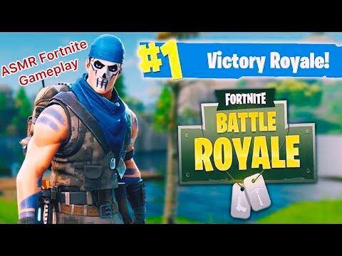 *ASMR GamePlay* My First Fortnite Win?!? [Whispering, Ramble, Mouth Sounds