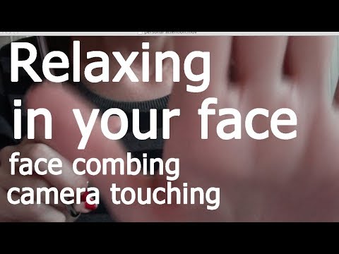personal attention, face combing, camera touching. no talking. old skool asmr
