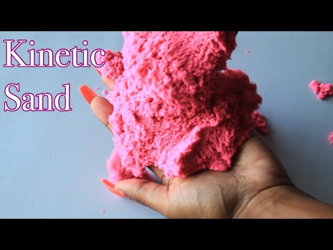 ASMR|KINETIC SAND PLAY|TABLE SCRATCHING