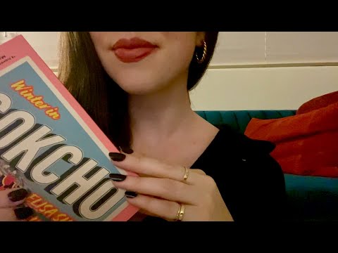 ASMR Books I'm Packing for a Trip (ft. My Puppy)