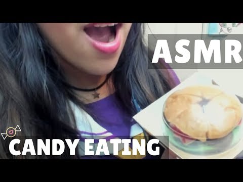 ASMR Eating Candy Burger! ♥