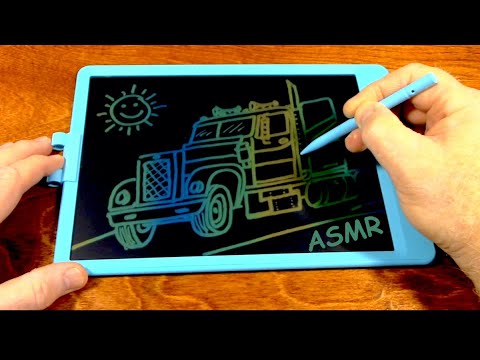 Playing with an e-Writing Board [ASMR]