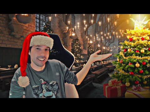 300.000 SUBSCRIBERS! Decorate HOGWARTS for Christmas with Me #5 🔴 LIVE ASMR WEEKLY