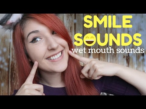 ASMR - SMILE SOUNDS ~ Smiling Loudly in Your Ears! | The Happiest Wet Mouth Sounds ~