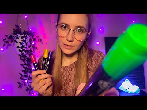 Random & Frantic Drawing on Your Face | Chaotic ASMR | Camera Touching