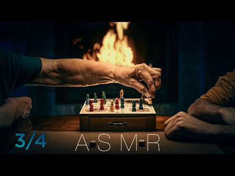 ASMR 🎲Playing Ludo by the Fireplace with GRANDMA 👵🏼(Pt. 3/4) NO TALKING