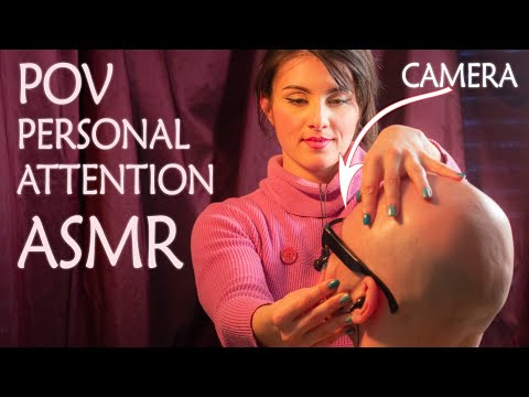 ASMR POV Personal Attention, Face Massage and Mask, Real Person, Camera Glasses