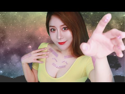 ASMR Jewel on My Body Tapping & Scratching | Help You Fall Asleep 【Old Time】