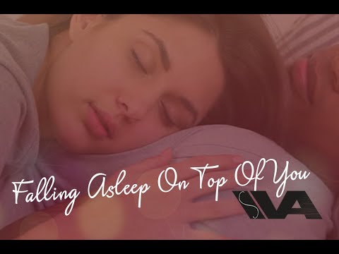 ASMR Kisses & Cuddles Falling Asleep On Top Of You (Girlfriend Roleplay) (Thunderstorm) (Tingles)