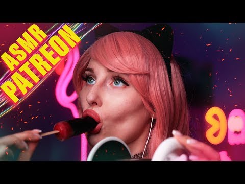 ASMR Ice Cream AHEGAO / Eating / Biting / Licking / Mouth sounds