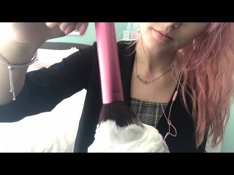 ASMR Trying 3 New Triggers (shaving cream, teeth tapping, bag over the mic crinkles)