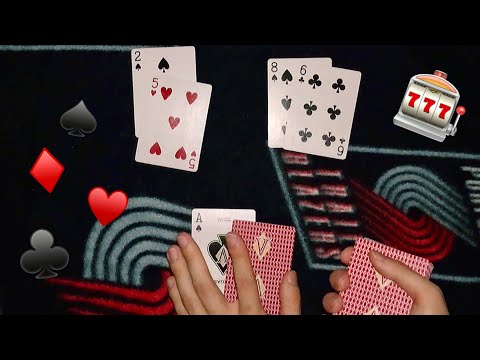 ASMR Roleplay | Night Out At The Casino (Card Shuffling, Whispering, Tapping)