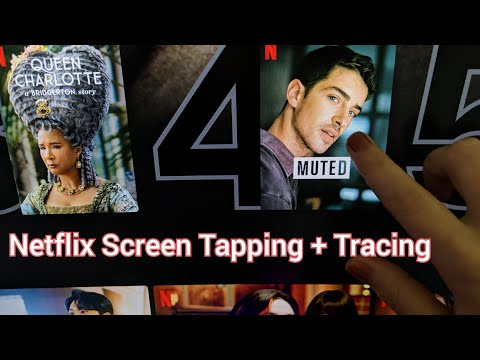 Screen Tapping and Tracing Fast ASMR (netflix tv tracing asmr)