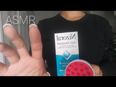 ASMR Fast 5 Minute Scalp Massage & Shampoo Treatment For Dry Scalp *+ Nizoral Review* ⚡