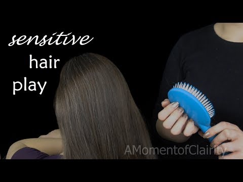 [ASMR] Gentle Hair Touching, Brushing, and Straightening | No Talking