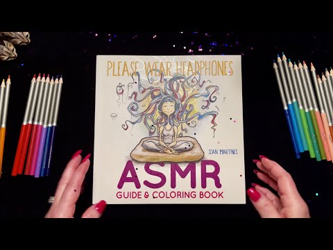 ASMR Coloring/Colored Pencils! (No talking) Page turning, pencil rummaging & coloring!