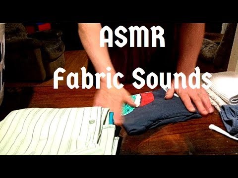 ASMR - Folding Laundry || No Speaking || Fabric Sounds