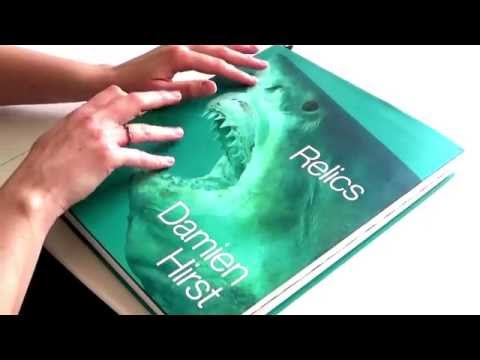 Reading From "Relics", Damien Hirst Part 1 - Page Flipping - *ASMR*