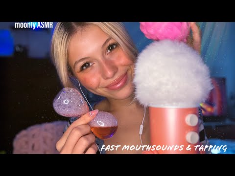 ASMR-fast mouthsounds & random triggers💗(tapping,mouthsounds,scratching,…)