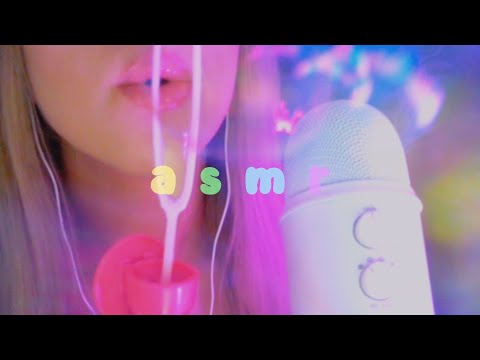 ASMR ⚪️ i blow bubbles on you!