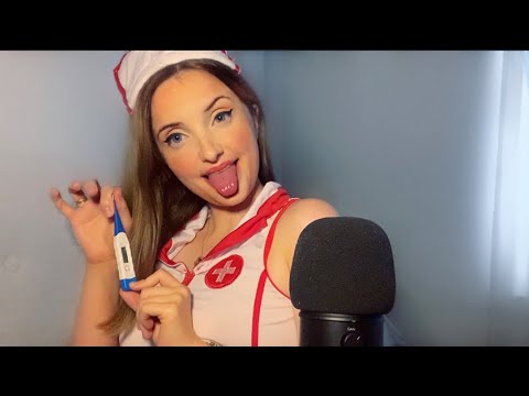 ASMR 👩‍⚕️NAUGHTY NURSE HEALS YOUR SICKNESS + TAKES CARE OF YOU 💋