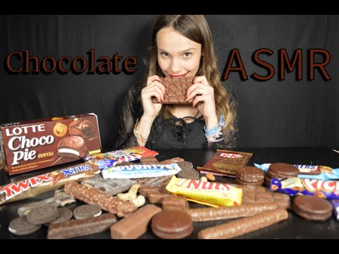 ASMR MILK CHOCOLATE MUKBANG * CANDY SWEETS* | АСМР ИТИНГ ШОКОЛАД *МУКБАНГ*