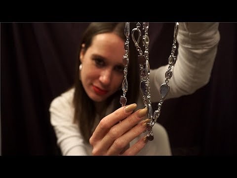ASMR Jewelry Collection|Show and Tell [Whispered Ramble, Tapping, Scratching & More]