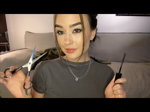 [ASMR] getting you ready for a date FAST💚