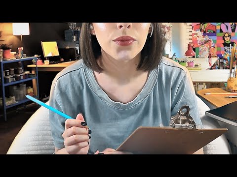 ASMR Drawing Your Portrait RP - Personal Attention