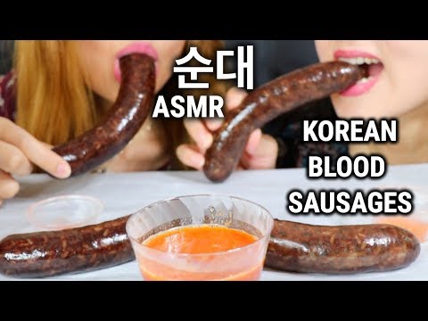 ASMR KOREAN BLOOD SAUSAGE 순대 먹방 | EATING SOUNDS | MUKBANG