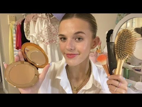 ASMR Giving You The "Clean Girl Aesthetic" Makeover 🤍