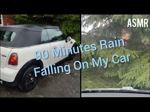 ASMR Help You Fall Asleep - Rain on Car Roof