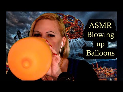 [ASMR] Blowing up balloons messed up my lipstick