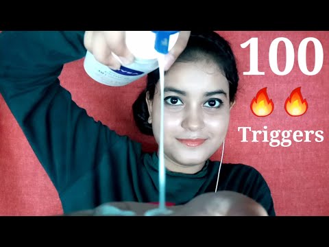 100 triggers in 3 minutes//ASMR