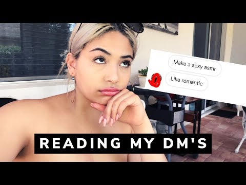Reading my DM's!!! (creepy)