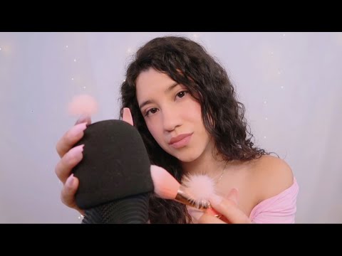 ASMR Deep Mic Scratching with & without cover + Mic & Camera Brushing for Sleep and Relaxation
