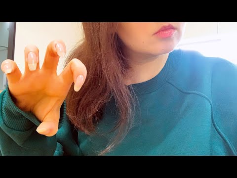 ASMR Quickie: AGGRESSIVE SHIRT SCRATCHING 💚 TABLE SCRATCHING 🌿 AROUND THE CAMERA