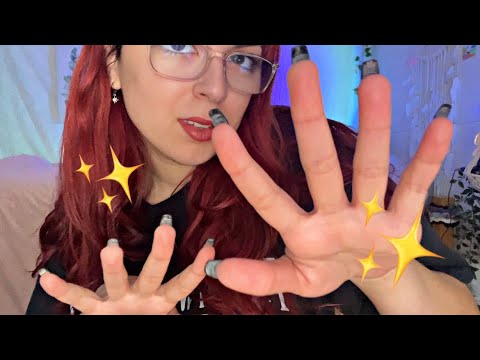 ASMR | dreamy visuals layered with mouth sounds (hand movements)