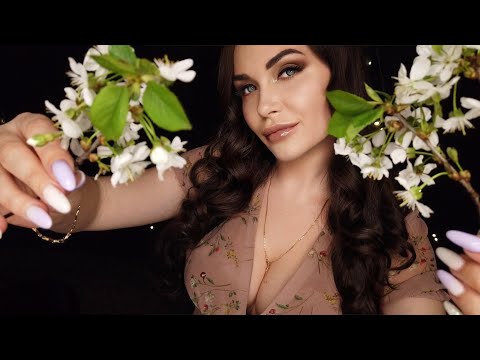 ASMR Facial Massage with Cherry Oil 🌸No Talking