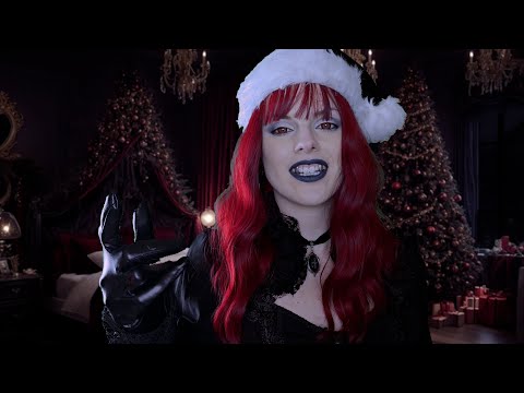 ASMR Vicki The Vampire Christmas Eve | Personal Attention | Leather gloves