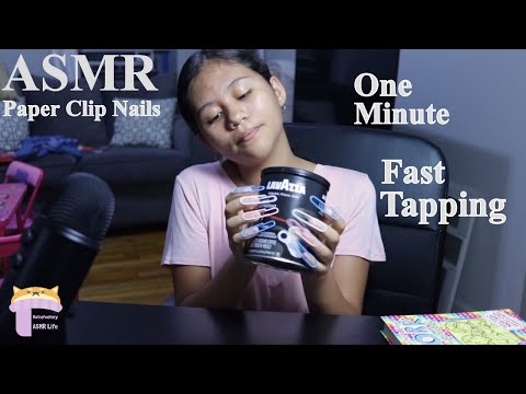 ASMR 1 Minute Fast 📎Paper Clip 📎Tapping