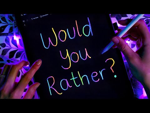 Gibi ASMR | Playing Would You Rather on an iPad