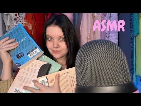 ASMR | Book Haul & What I've Read So Far This Year 💫  Dark & Gritty Books With Tapping 🖤